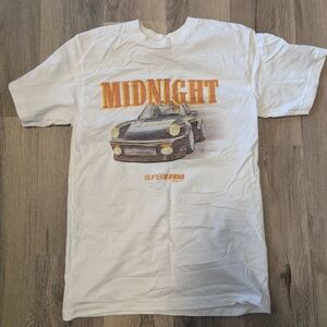 Japanese White Graphic T-Shirt